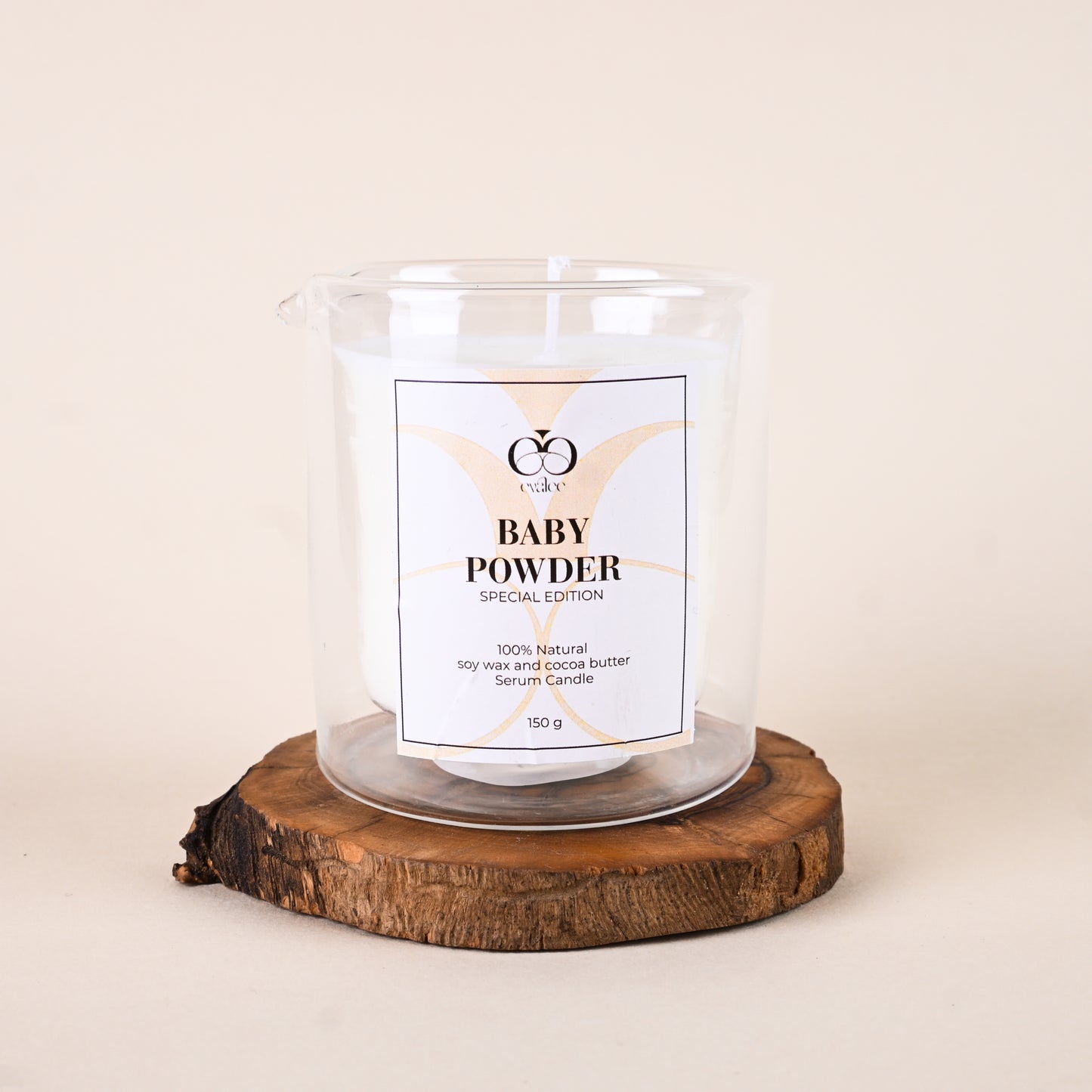 Baby Powder Serum Candle