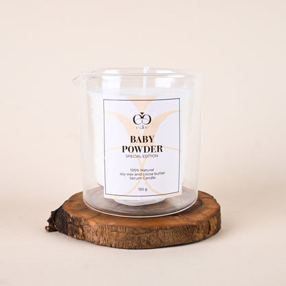 Baby Powder Serum Candle